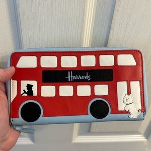 Authentic Harrods Red London Bus Wallet - New never used!
